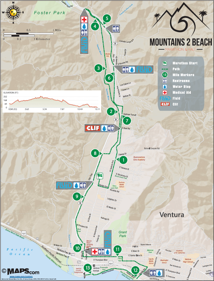 Half Marathon Information Mountains 2 Beach Ventura CAMountains 2